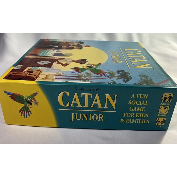 Klaus Teuber's Catan Junior 2nd Edition Board Game Family Kids Settlers Complete - Picture 4 of 16